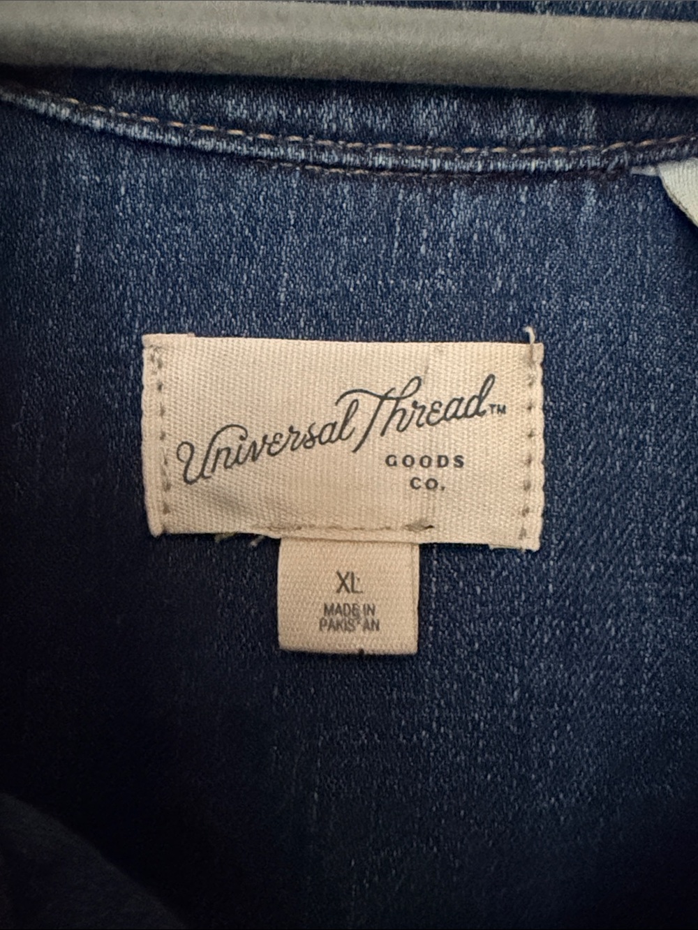 Universal Thread Dark Blue Denim Dress - Picture 2 of 3